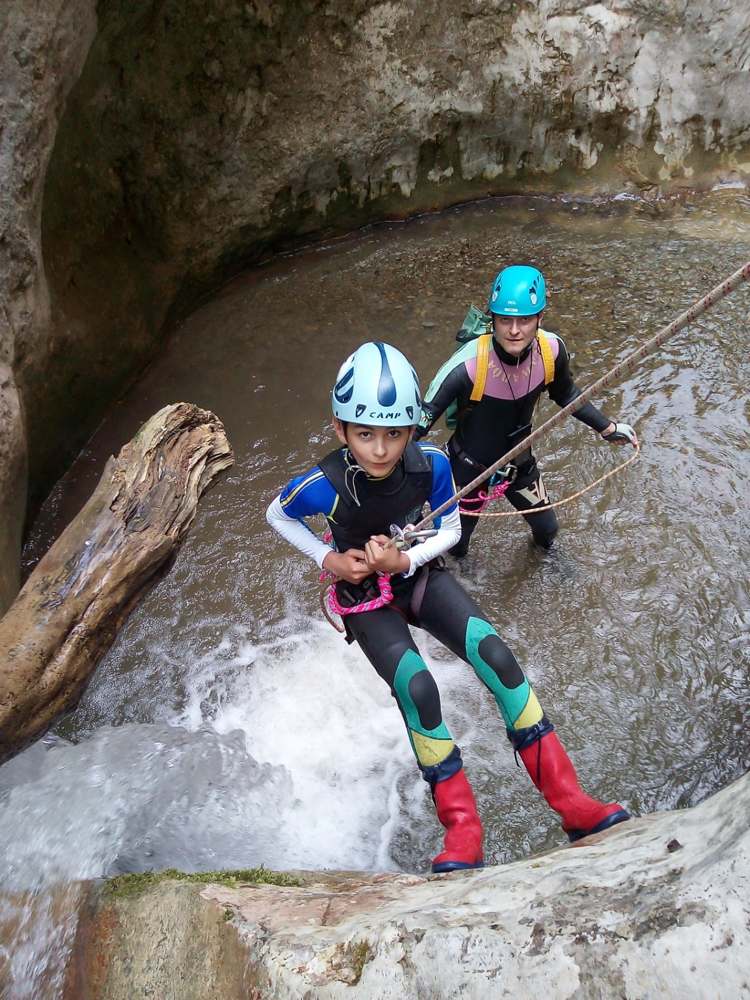 canyoning ghidat în Alba și Apuseni